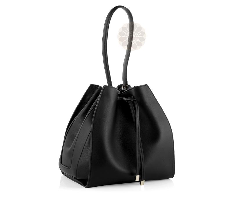 Vogue Crafts & Designs Pvt. Ltd. manufactures Famous Black Drawstring Bag at wholesale price.